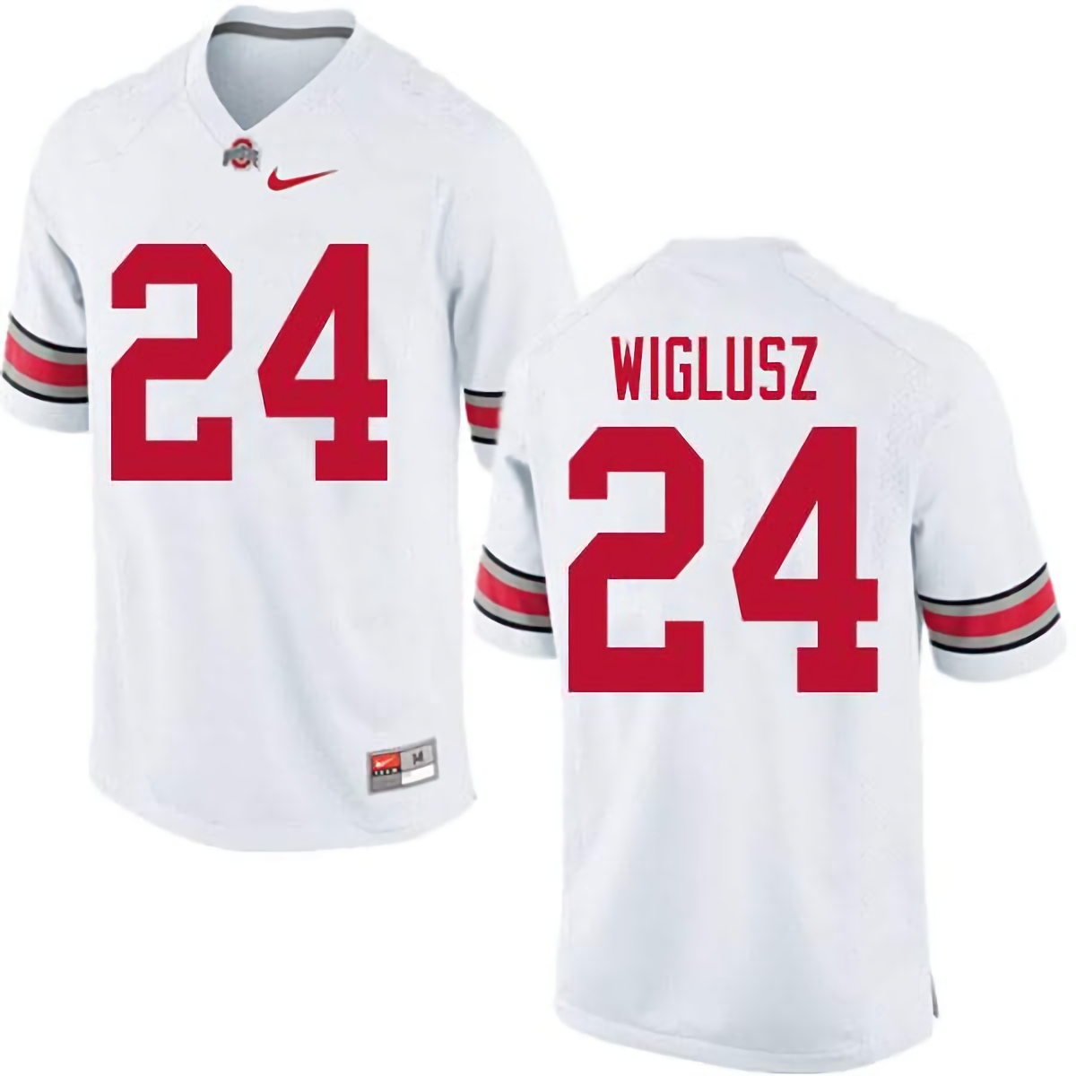 Sam Wiglusz Ohio State Buckeyes Men's NCAA #24 Nike White College Stitched Football Jersey ZXZ0156AY
